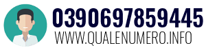 Numero di telefono 0390697859445 0390697859445