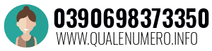 Numero di telefono 0390698373350 0390698373350