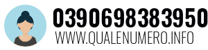 Numero di telefono 0390698383950 0390698383950