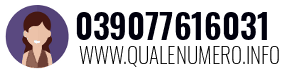 Numero di telefono 039077616031 039077616031