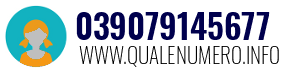 Numero di telefono 039079145677 039079145677
