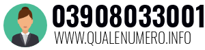 Numero di telefono 03908033001 03908033001
