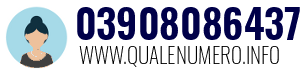 Numero di telefono 03908086437 03908086437