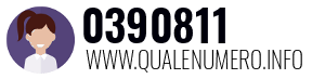 Numero di telefono 0390811 0390811