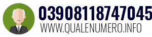 Numero di telefono 03908118747045 03908118747045