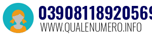 Numero di telefono 03908118920569 03908118920569