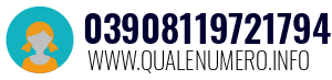 Numero di telefono 03908119721794 03908119721794