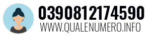 Numero di telefono 0390812174590 0390812174590