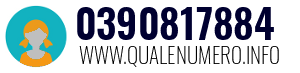 Numero di telefono 0390817884 0390817884