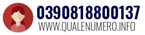 Numero di telefono 0390818800137 0390818800137