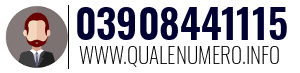 Numero di telefono 03908441115 03908441115