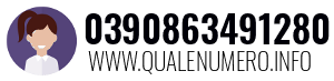 Numero di telefono 0390863491280 0390863491280