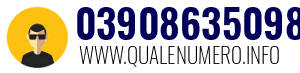 Numero di telefono 03908635098 03908635098