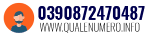Numero di telefono 0390872470487 0390872470487