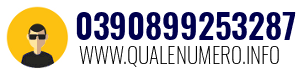 Numero di telefono 0390899253287 0390899253287
