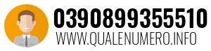 Numero di telefono 0390899355510 0390899355510