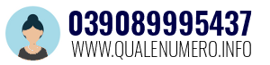 Numero di telefono 039089995437 039089995437