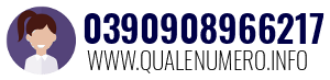 Numero di telefono 0390908966217 0390908966217