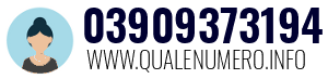 Numero di telefono 03909373194 03909373194