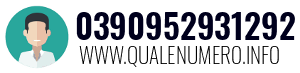 Numero di telefono 0390952931292 0390952931292
