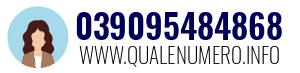 Numero di telefono 039095484868 039095484868