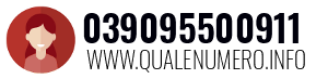 Numero di telefono 039095500911 039095500911