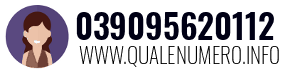 Numero di telefono 039095620112 039095620112