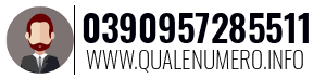 Numero di telefono 0390957285511 0390957285511