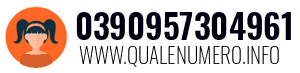 Numero di telefono 0390957304961 0390957304961