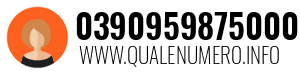 Numero di telefono 0390959875000 0390959875000