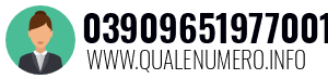 Numero di telefono 03909651977001 03909651977001