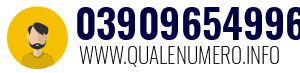 Numero di telefono 03909654996 03909654996