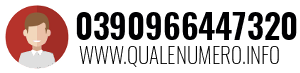 Numero di telefono 0390966447320 0390966447320