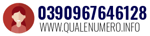 Numero di telefono 0390967646128 0390967646128