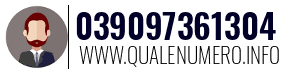Numero di telefono 039097361304 039097361304