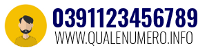 Numero di telefono 0391123456789 0391123456789