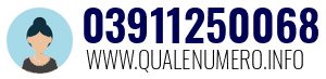 Numero di telefono 03911250068 03911250068
