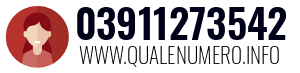 Numero di telefono 03911273542 03911273542