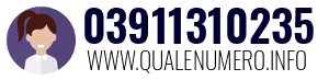 Numero di telefono 03911310235 03911310235