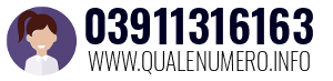 Numero di telefono 03911316163 03911316163