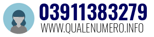 Numero di telefono 03911383279 03911383279