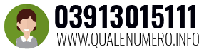Numero di telefono 03913015111 03913015111