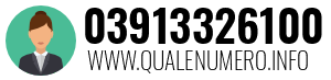 Numero di telefono 03913326100 03913326100