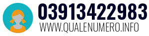 Numero di telefono 03913422983 03913422983