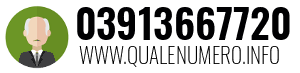 Numero di telefono 03913667720 03913667720