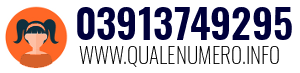 Numero di telefono 03913749295 03913749295