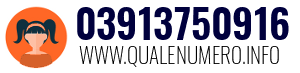 Numero di telefono 03913750916 03913750916