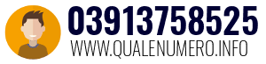 Numero di telefono 03913758525 03913758525