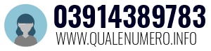 Numero di telefono 03914389783 03914389783
