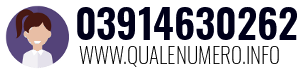 Numero di telefono 03914630262 03914630262